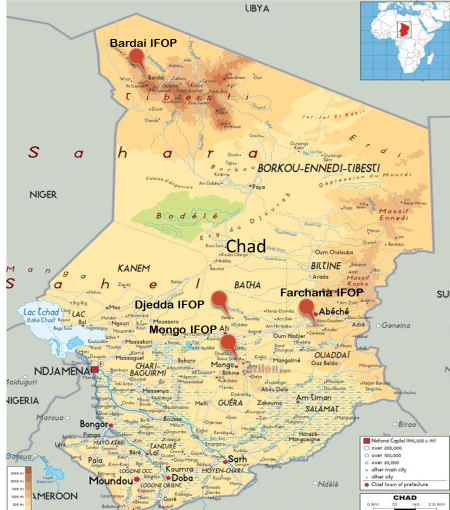 Chad Map Chad Map