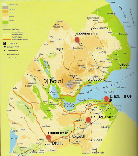 Djibouti Map Djibouti Map