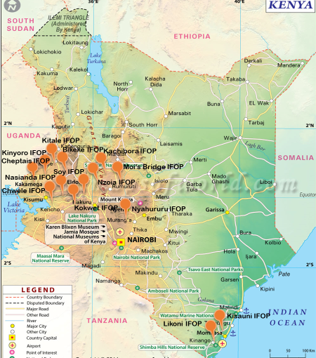 Kenya Map Kenya Map