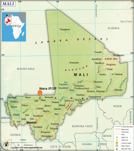 Mali Map Mali Map