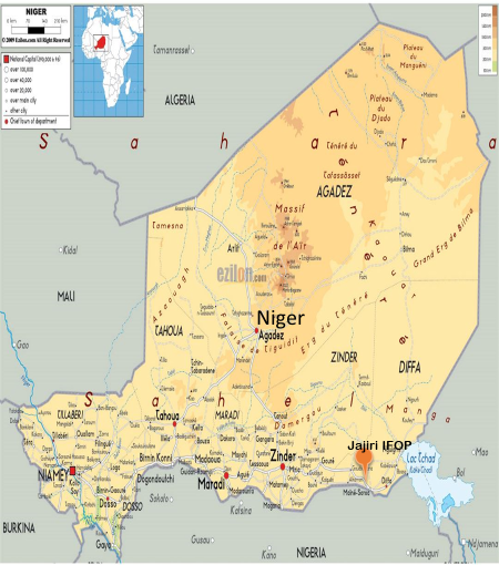 Niger Map Niger Map