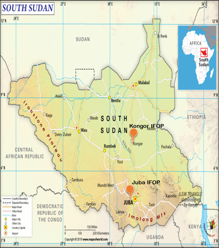 South Sudan Map South Sudan Map
