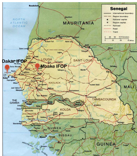 Senegal Map Senegal Map
