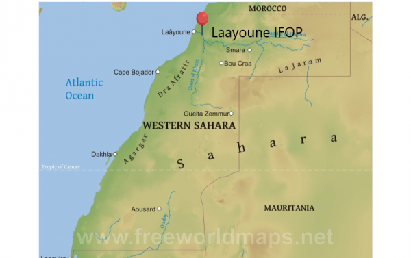 Western Sahara Map Western Sahara Map