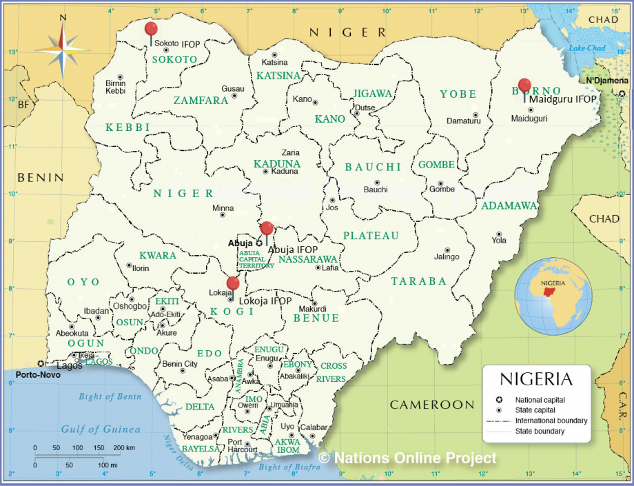 Nigeria Map Nigeria Map